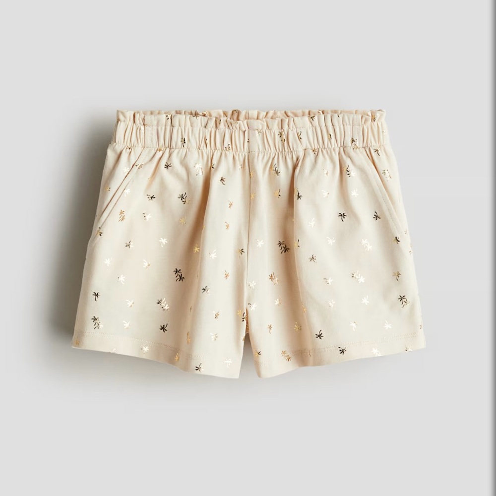 H&M girls paperbag patterned shorts - Picture 1 of 5